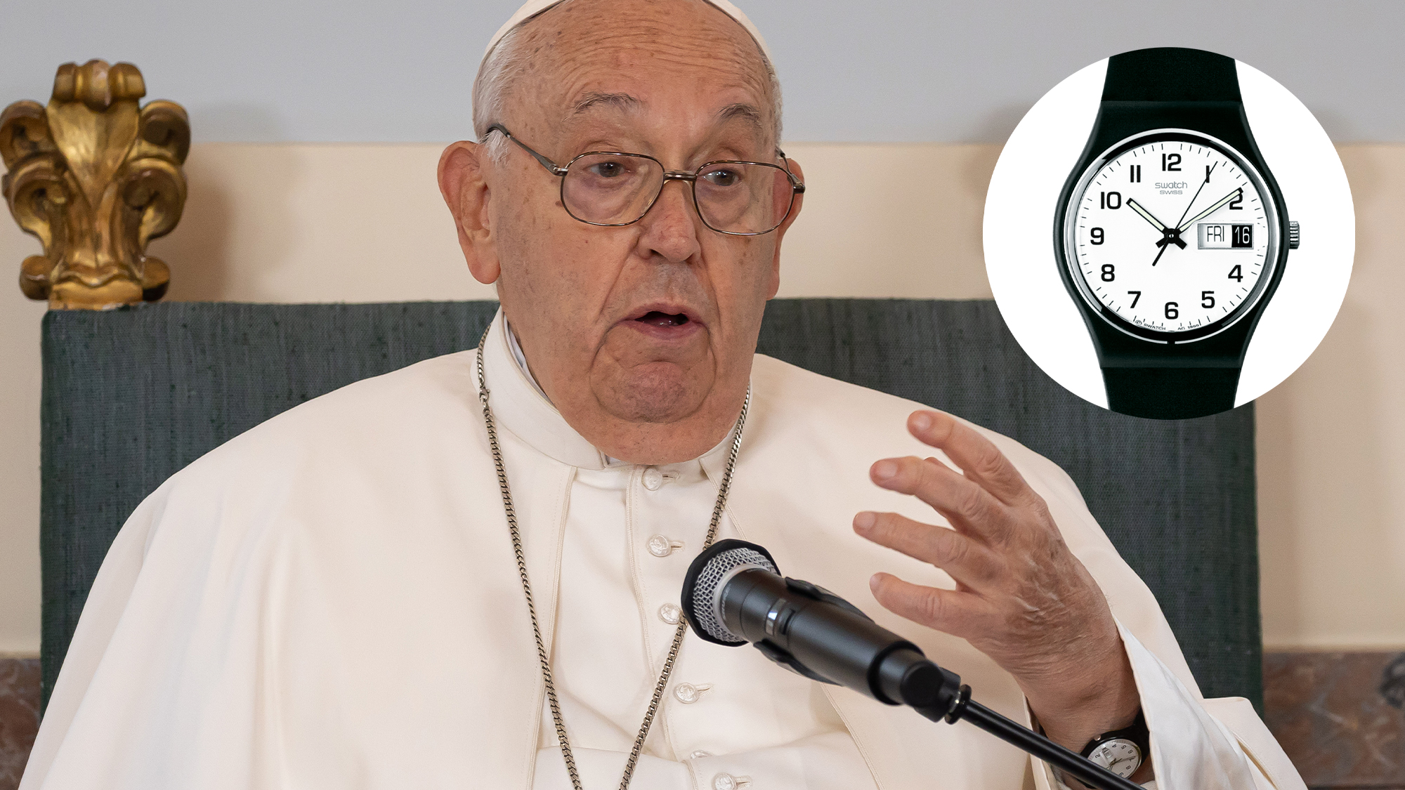 Los relojes que llevaba el papa Francisco: de un Swatch de 60 euros a un Casio que apenas supera los 15
